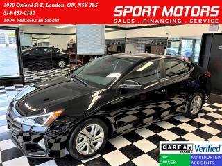 Used 2019 Hyundai Elantra Preferred+ApplePlay+Camera+Blind Spot+CLEAN CARFAX for sale in London, ON