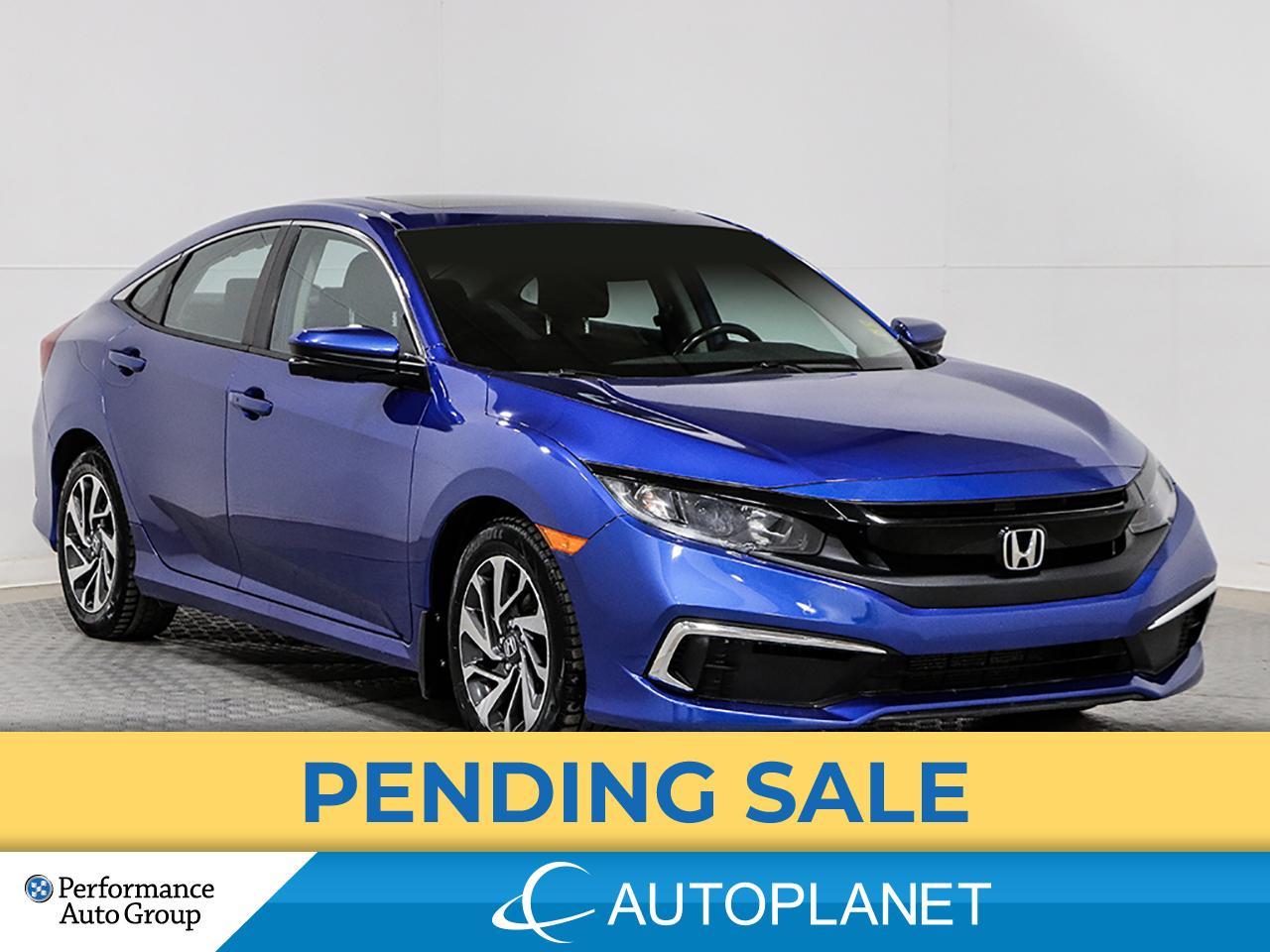 Used 2019 Honda Civic Sedan EX, Back Up Cam, Sunroof, New Tires/Rear Brakes! for sale in Brampton, ON