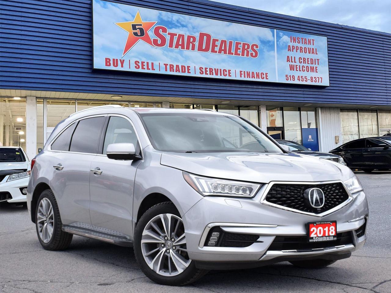 Used 2018 Acura MDX 7 PASS NAV LEATHER SUNROOF DVD LOADED! WE FINANCE for sale in London, ON