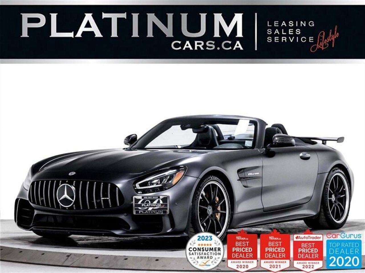 Used 2020 Mercedes-Benz AMG GT R ROADSTER, 577HP, CARBON, ACTIVE AERO, 1 of 750 for sale in Toronto, ON