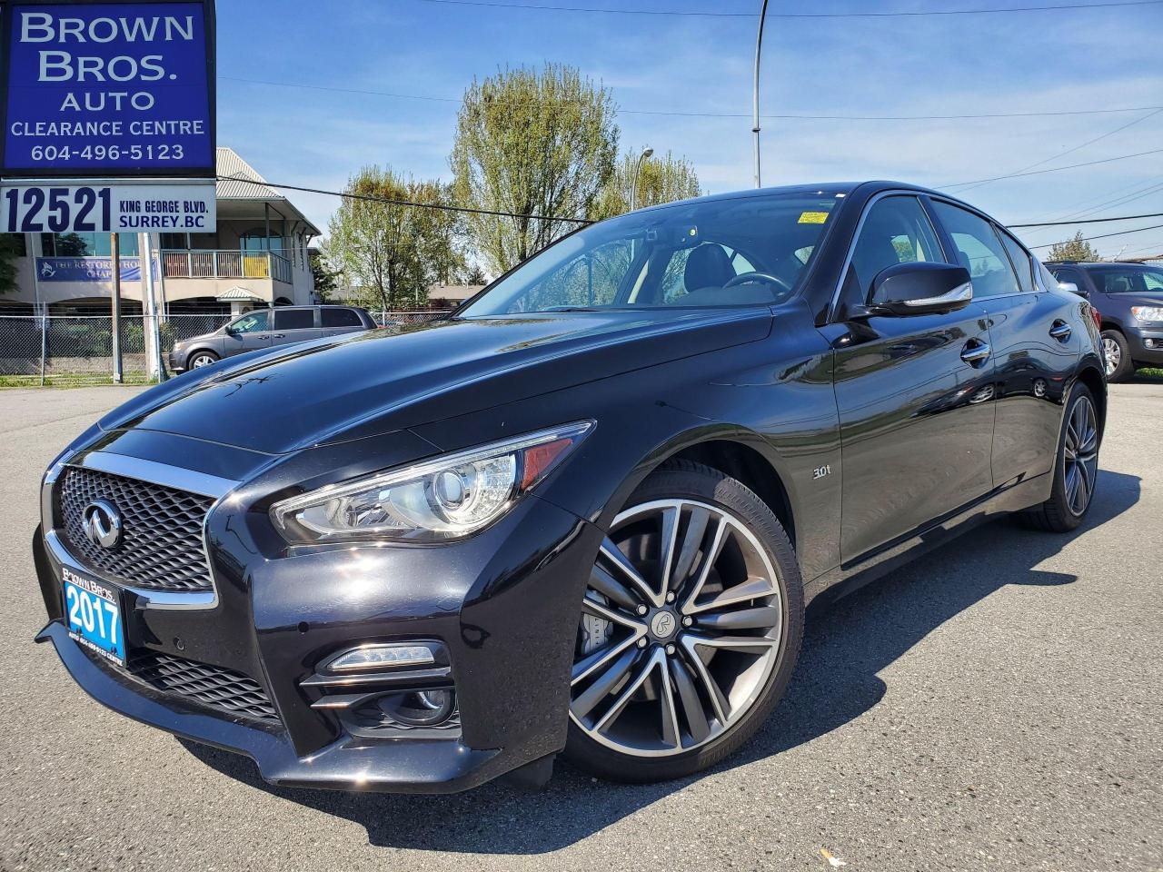 2017 Infiniti Q50 LOCAL, 4dr Sdn 3.0t