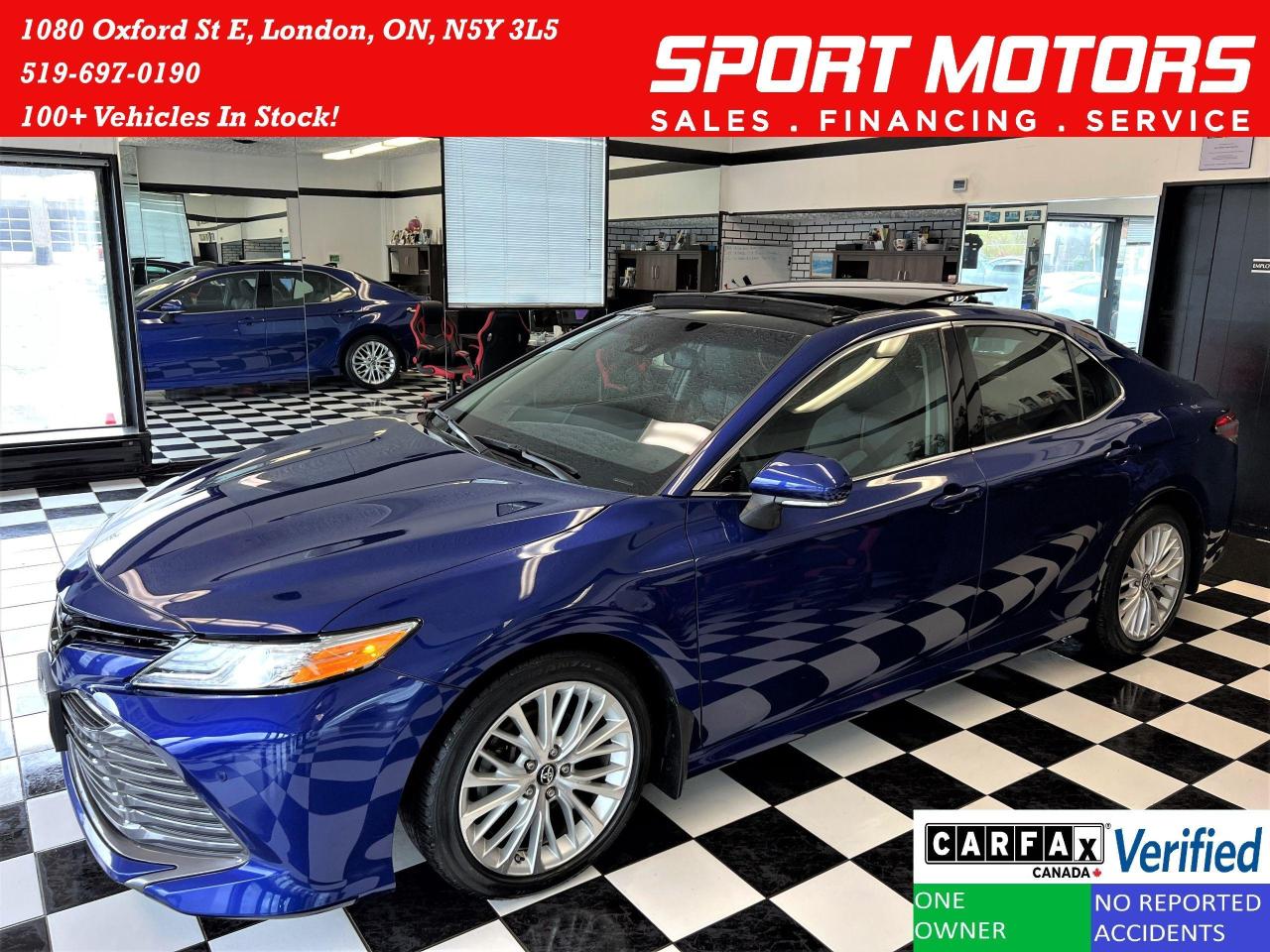 2018 Toyota Camry XLE+Leather+PanoRoof+LEDs+Blind Spot+CLEAN CARFAX - Photo #1