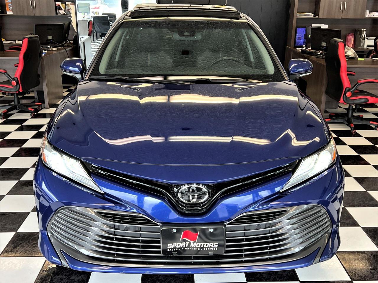 2018 Toyota Camry XLE+Leather+PanoRoof+LEDs+Blind Spot+CLEAN CARFAX Photo78