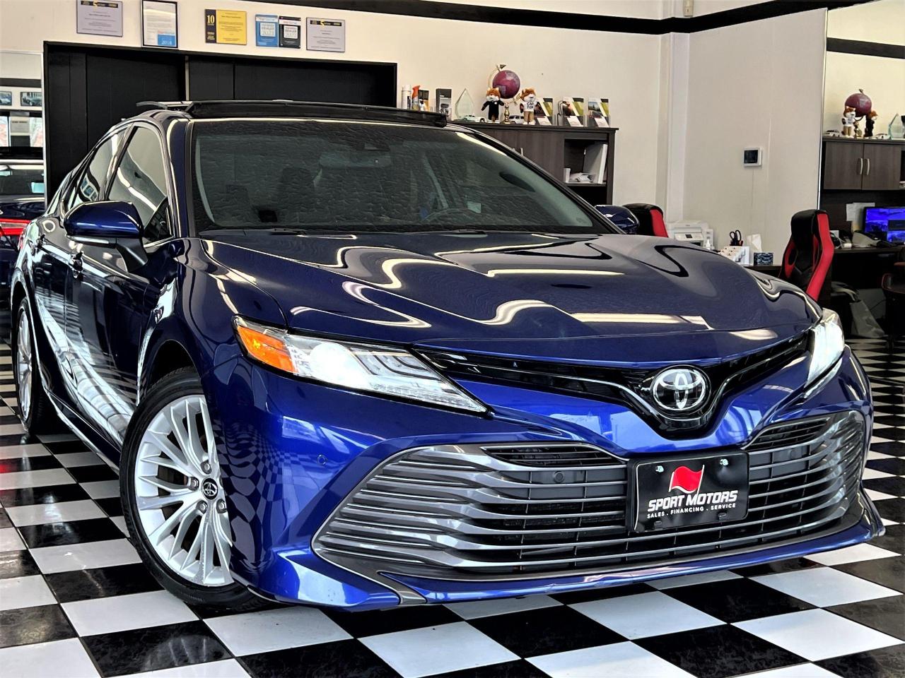 2018 Toyota Camry XLE+Leather+PanoRoof+LEDs+Blind Spot+CLEAN CARFAX Photo88