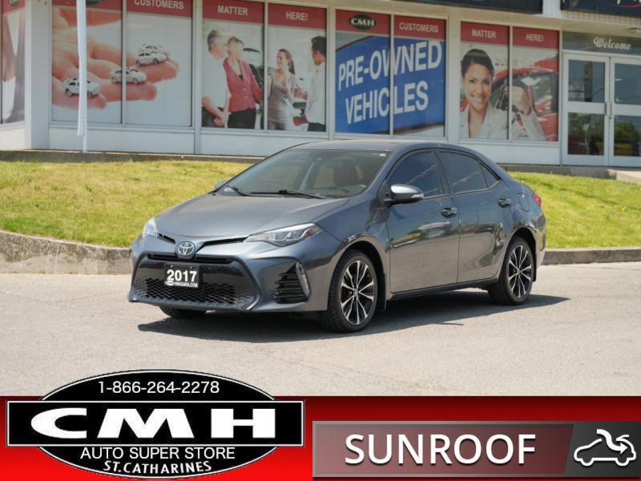 Used 2017 Toyota Corolla SE  CAM ADAP-RADAR-CC ROOF HTD-S/W for sale in St. Catharines, ON
