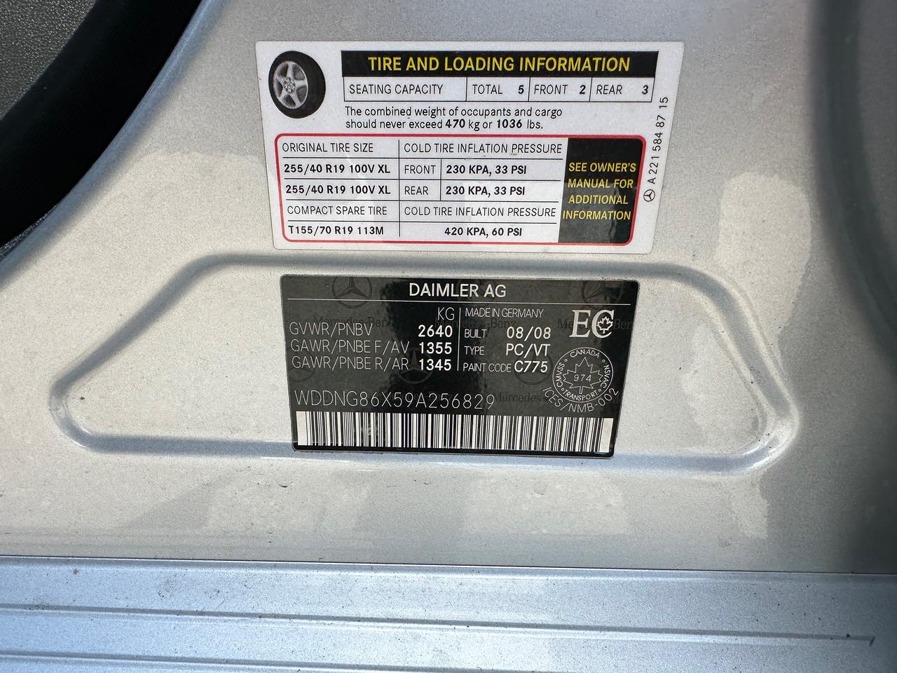 2009 Mercedes-Benz S-Class 4dr Sdn 5.5L V8 4MATIC Photo