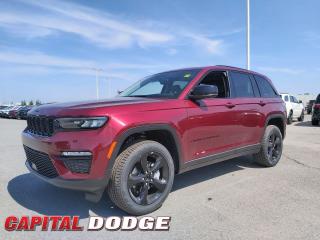 This Jeep Grand Cherokee boasts a Regular Unleaded V-6 3.6 L engine powering this Automatic transmission. WHEELS: 20 X 8.0 GLOSS BLACK ALUMINUM, VELVET RED PEARL, TRANSMISSION: 8-SPEED AUTOMATIC (STD).*This Jeep Grand Cherokee Comes Equipped with These Options *QUICK ORDER PACKAGE 23E -inc: Engine: 3.6L Pentastar VVT V6 w/ESS, Transmission: 8-Speed Automatic, BLACK APPEARANCE PACKAGE -inc: Gloss Black Roof Rails, Tires: 265/50R20 A/S Performance, Wheels: 20 x 8.0 Gloss Black Aluminum, Gloss Black Exterior Accents , TIRES: 265/50R20 A/S PERFORMANCE, GLOBAL BLK W/GLOBAL BLK, CAPRI LEATHERETTE SEATS, FRONT PASSENGER INTERACTIVE DISPLAY, ENGINE: 3.6L PENTASTAR VVT V6 W/ESS (STD), COMMANDVIEW DUAL-PANE SUNROOF, 9 AMPLIFIED SPEAKERS W/SUBWOOFER -inc: 506 Watt Amplifier, Voice Activated Dual Zone Front Automatic Air Conditioning w/Front Infrared, Vinyl Door Trim Insert.* Why Buy From Us? *Thank you for choosing Capital Dodge as your preferred dealership. We have been helping customers and families here in Ottawa for over 60 years. From our old location on Carling Avenue to our Brand New Dealership here in Kanata, at the Palladium AutoPark. If youre looking for the best price, best selection and best service, please come on in to Capital Dodge and our Friendly Staff will be happy to help you with all of your Driving Needs. You Always Save More at Ottawas Favourite Chrysler Store* Visit Us Today *Stop by Capital Dodge Chrysler Jeep located at 2500 Palladium Dr Unit 1200, Kanata, ON K2V 1E2 for a quick visit and a great vehicle!