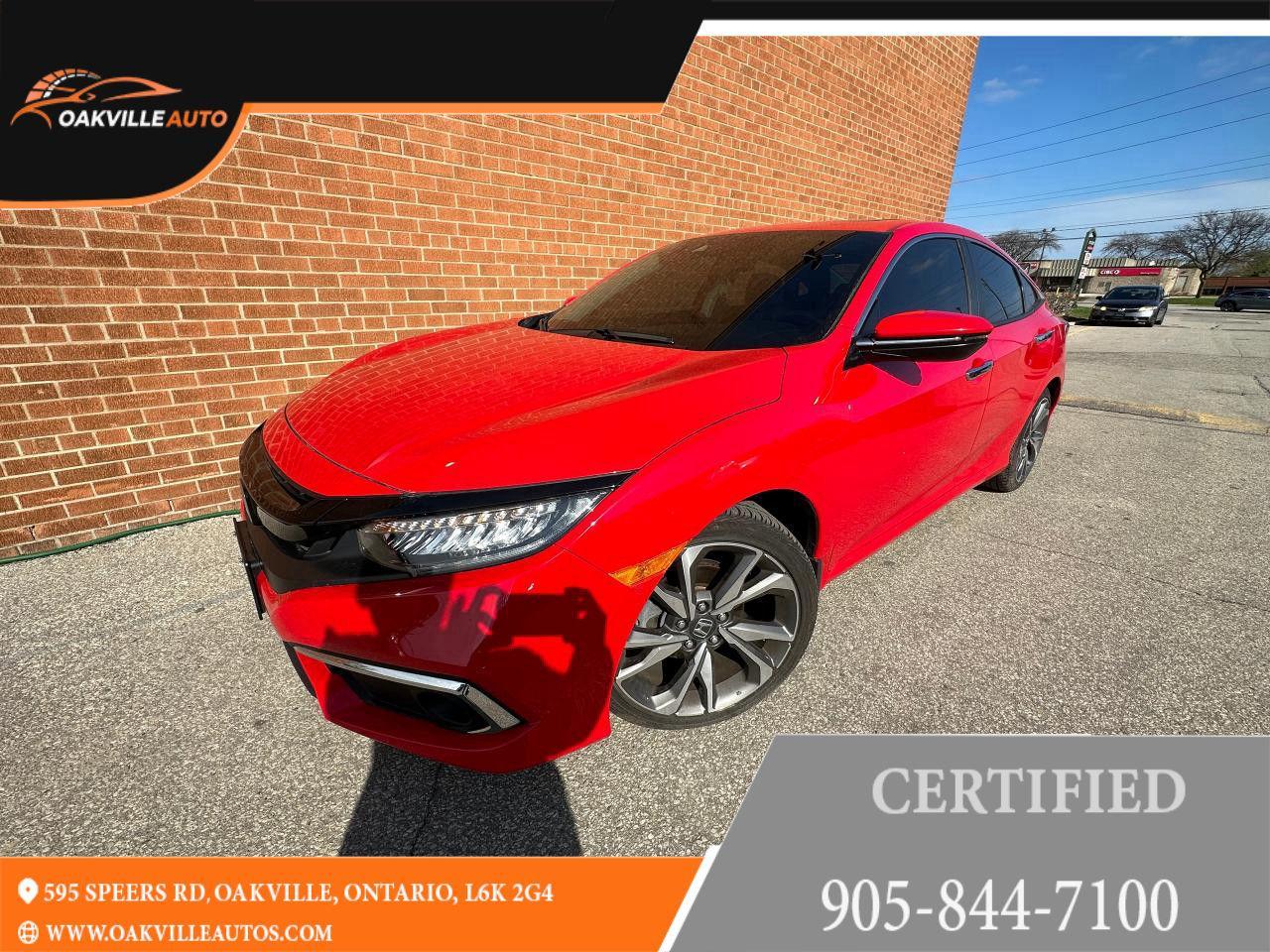 Used 2019 Honda Civic Touring Pkg, 42k Km for sale in Oakville, ON