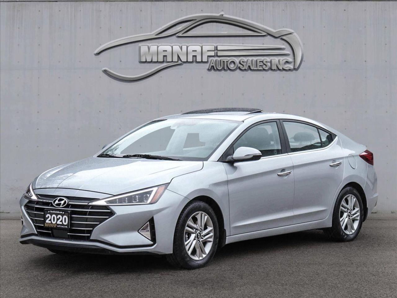 Used 2020 Hyundai Elantra Ultimate Navi Sunroof Heated Seats Lane Keep Assis for sale in Concord, ON