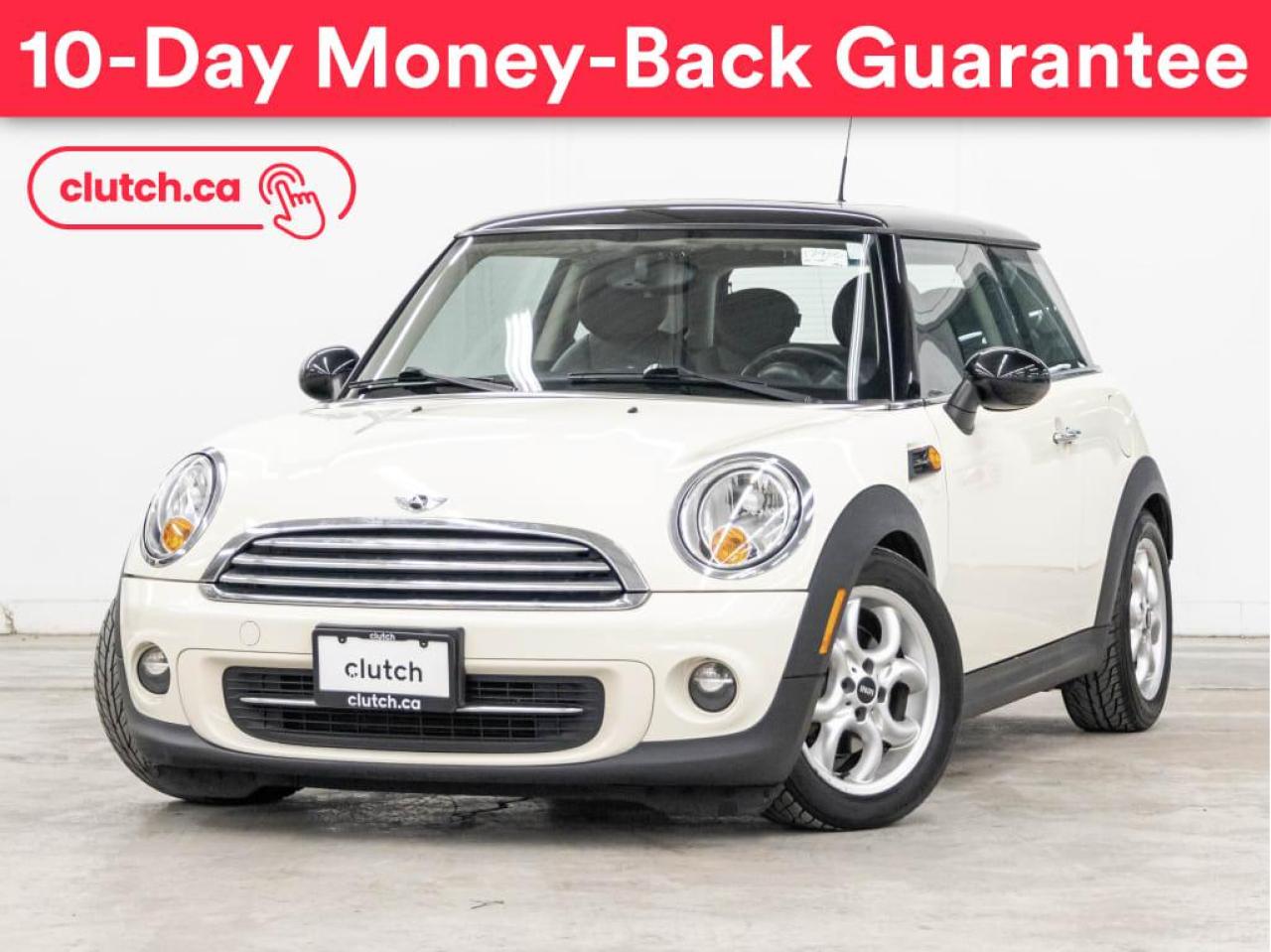 Used 2012 MINI Cooper Hardtop Classic w/ Panoramic Sunroof, Bluetooth, Heated Seats for sale in Toronto, ON