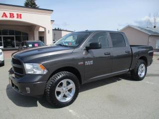 Looking for a powerful and dependable truck that can handle any job or adventure? Look no further than this 2017 Ram 1500 ST Crew Cab 4x4! With only one owner and powered by a 5.7L Hemi engine paired with a 6-speed automatic transmission, this truck delivers impressive performance and reliability.Equipped with air conditioning, tilt and cruise control, power group, and power mirrors, youll enjoy a comfortable and convenient ride every time you get behind the wheel. Plus, the Bluetooth connectivity allows you to stay connected and entertained on the go.This Ram 1500 also comes with fog lights, a tow haul trailer tow package, and its an original BC truck with a claims-free Carfax report. You can trust that this truck has been well-maintained and cared for, and is ready to tackle any job or adventure you have in mind.Dont miss your chance to own this incredible 2017 Ram 1500 ST Crew Cab 4x4. Contact us today to schedule a test drive and experience the power and performance for yourself!