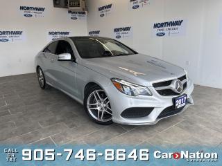 Used 2017 Mercedes-Benz E-Class E400| COUPE| AWD | LEATHER | ROOF |NAV |AMG WHEELS for sale in Brantford, ON