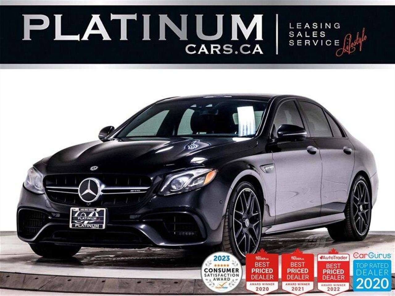 Used 2019 Mercedes-Benz E-Class AMG E63 S, 603HP, BITURBO, NIGHT PKG, BURMESTER for sale in Toronto, ON