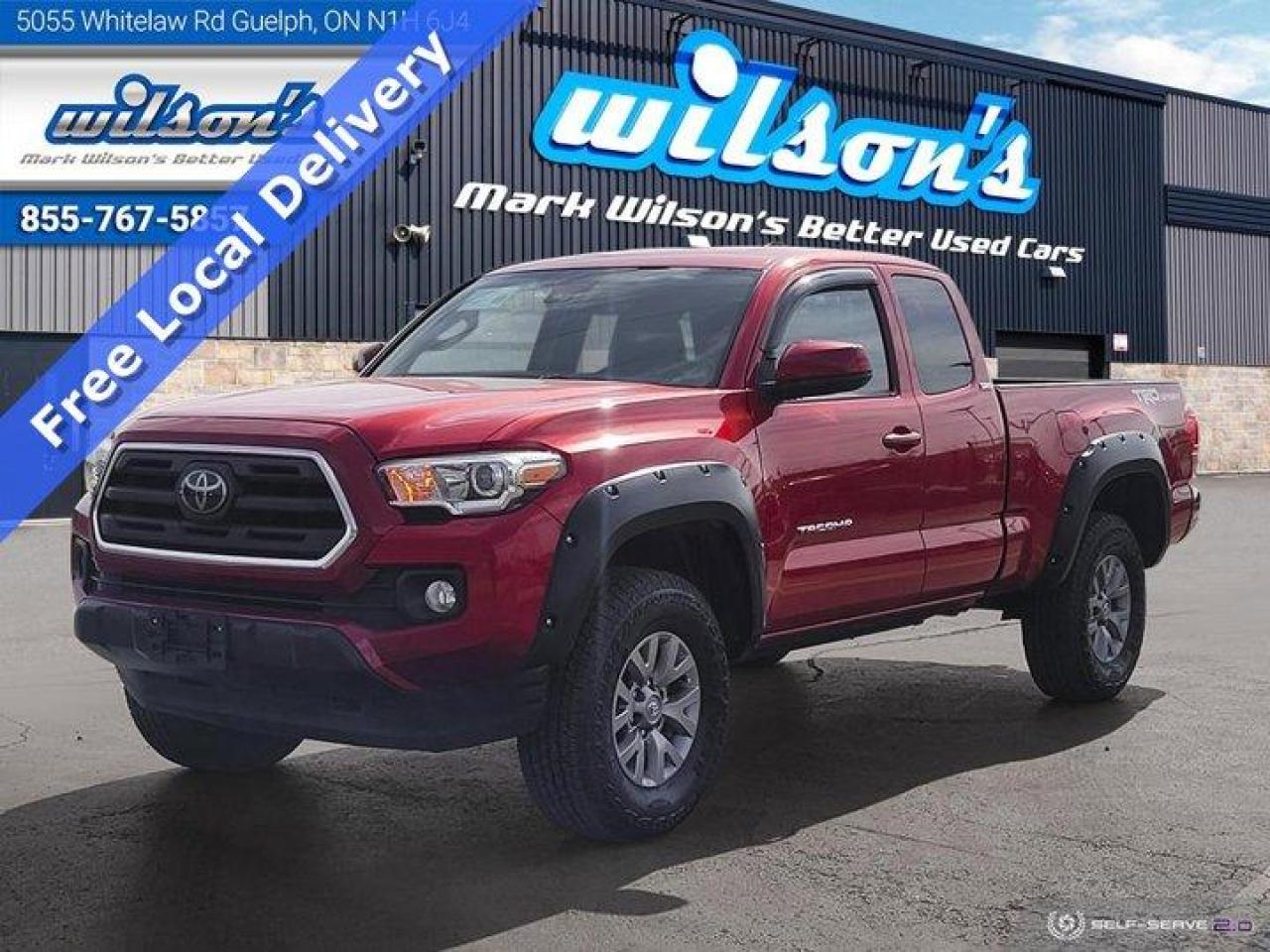 Used 2018 Toyota Tacoma SR5 V6 Ext'd Cab 4X4, Adaptive Cruise, Heated Seats, Bluetooth, Rear Camera, Alloy Wheels and more! for sale in Guelph, ON