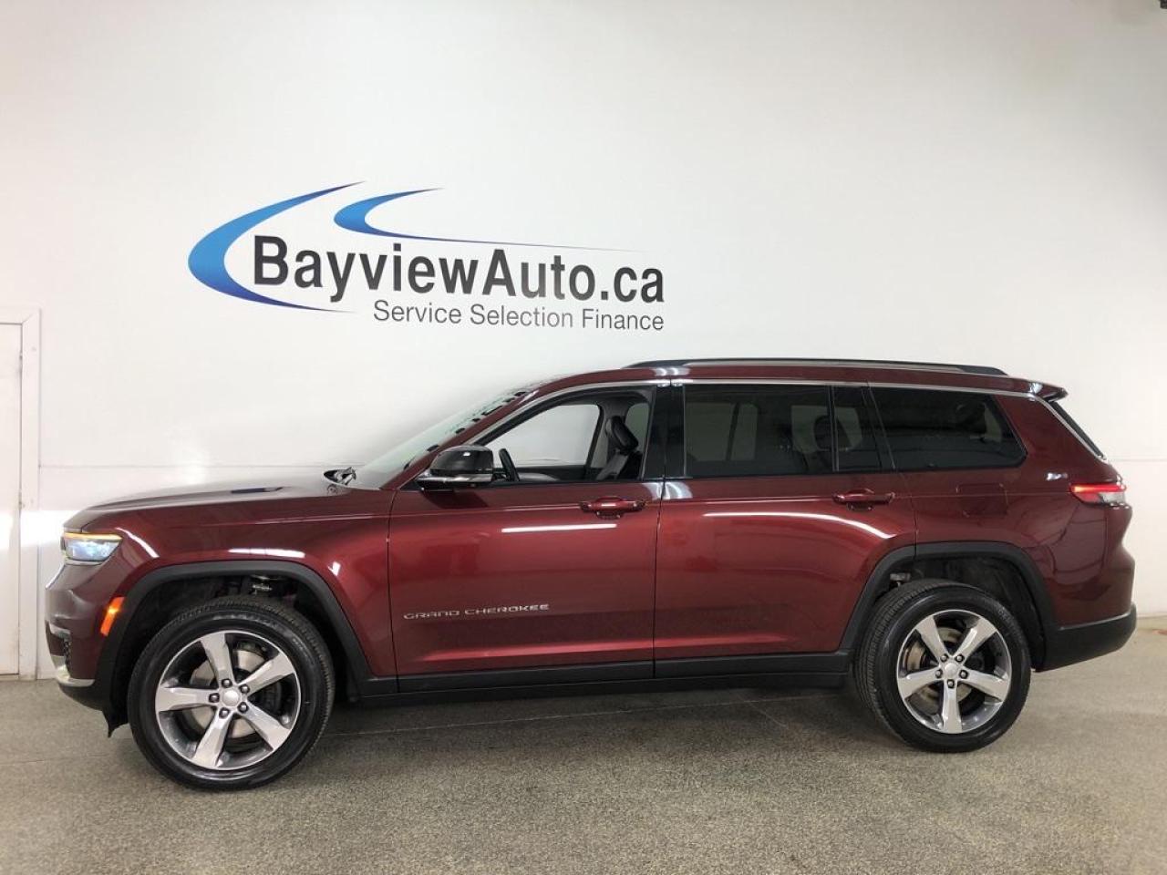 Used 2021 Jeep Grand Cherokee L Limited - 4X4! V6! HTD/COOLED LTHR! NAV! 53,000KMS! for sale in Belleville, ON