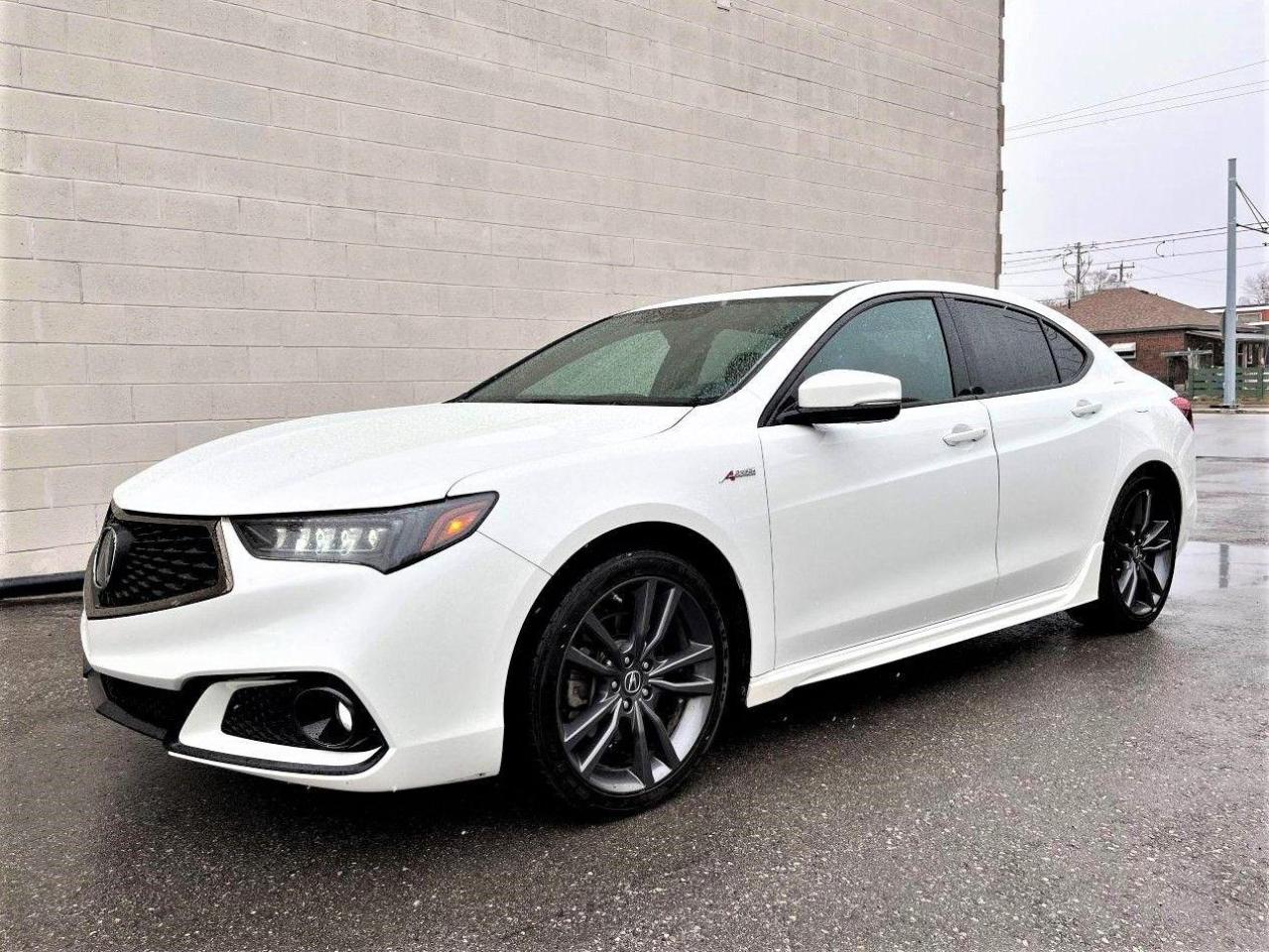 Used 2018 Acura TLX SH-AWD Tech A-Spec Navigation Red Leather for sale in Kitchener, ON