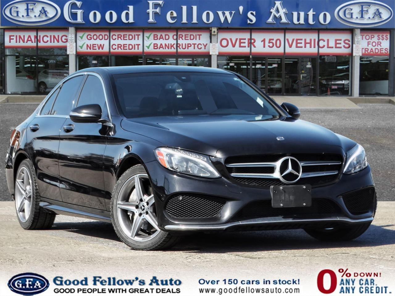 2018 Mercedes-Benz C-Class 4MATIC, PANORAMIC ROOF, NAVIGATION, REARVIEW CAMER Photo1