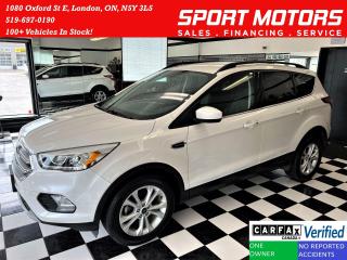 Used 2017 Ford Escape SE+ApplePlay+GPS+Camera+Sensors+CLEAN CARFAX for sale in London, ON