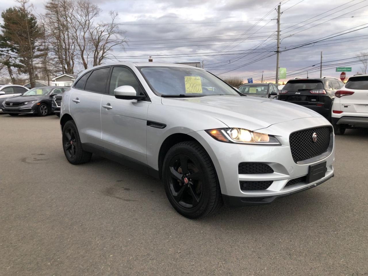 <div><span>Take a look at this AWD 2018 Jaguar F-Pace 20d Prestige!! This Suv has a Turbo Diesel engine and comes equipped with Alloy Wheels, Leather Seats, Front and Rear Heated Seats, Navigation, Back Up Camera, Touch Screen Display, Double Sunroof, Heated Steering Wheel, All Power Options, Push To Start, AC, Satellite Radio, Cruise and Traction Control, USB Port. This vehicle is in great condition, if you have any questions or would like to take a further look, give us a call or stop by anytime. List Price: $30,900.</span></div><br /><div><br></div><br /><div><span>This Suv comes with A New Multi Point Safety Inspection, Manufacturers warranty remaining, 1 Month Powertrain Warranty, and an option to extend the warranty to what you would like! All Credit Applications Welcome! All Financing Available, with over 10 lenders to get you approved no matter your credit level! Scammell Auto proudly serves the Truro, Bible Hill, New Glasgow, Antigonish, Cape Breton, Dartmouth, Halifax, Kentville, Amherst, Sackville, and greater area of Nova Scotia and New Brunswick. Scammell Auto is a family run business, come see us today for a unique and pleasant buying experience! You can view all of our inventory online @ www.scammellautosales.ca or give us a call- 902-843-3313 (office) or anytime at 902-899-8428</span><br></div>