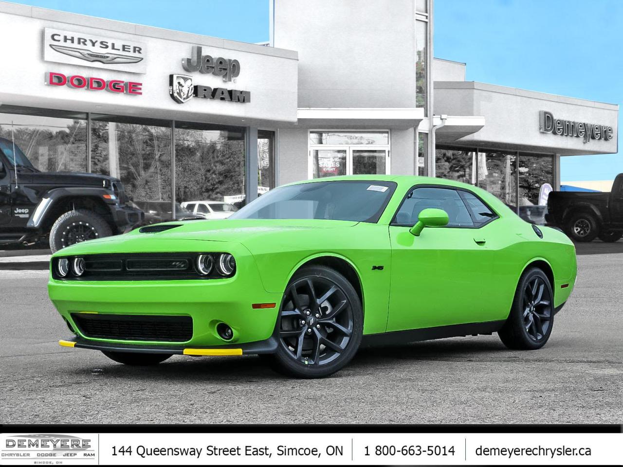 New 2023 Dodge Challenger R/T | SUNROOF | BLACK-TOP | PLUS GRP | NAV for sale in Simcoe, ON