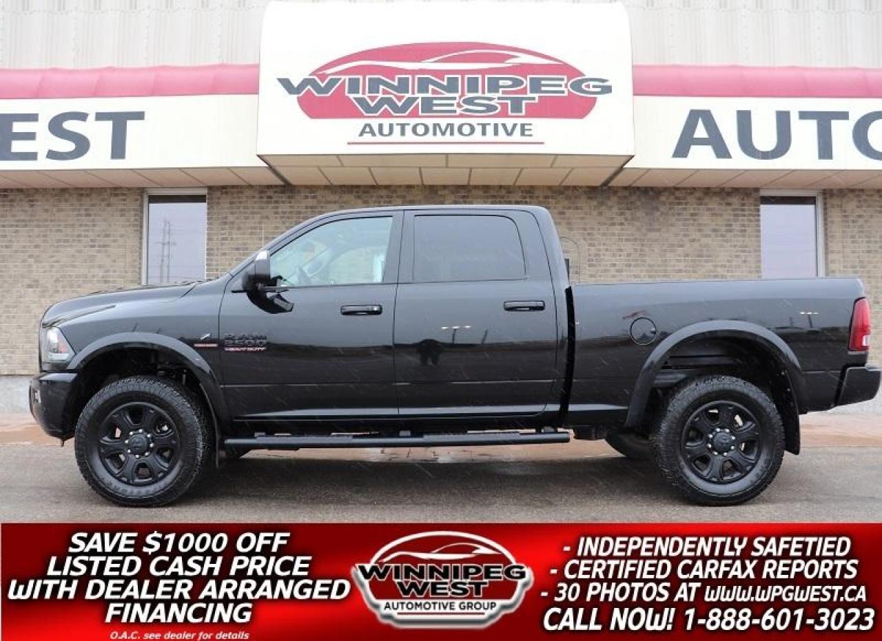 Used 2016 Dodge Ram 2500 LARAMIE SPORT CREW 6.7L CUMMINS 4X4 LOADED & LOCAL for sale in Headingley, MB