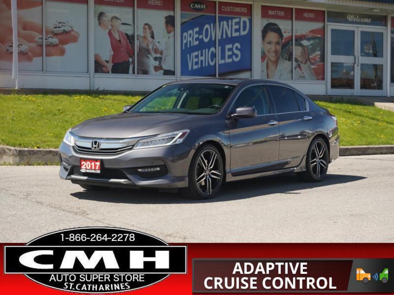 2017 Honda Accord Sedan Touring  NAV LANE-DEP ROOF LEATH