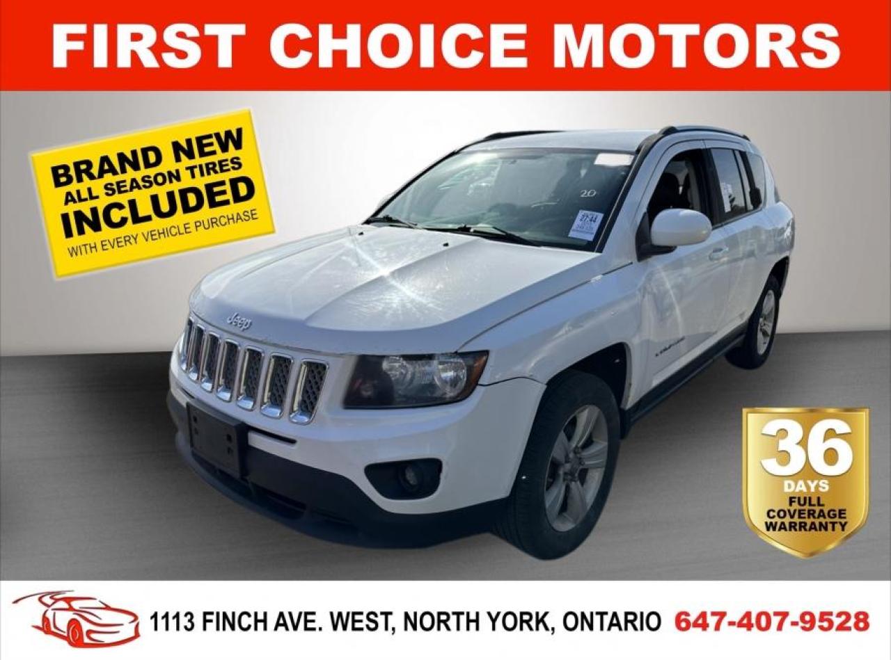Used 2015 Jeep Compass 4WD ~AUTOMATIC, FULLY CERTIFIED WITH WARRANTY!!!~ for sale in North York, ON
