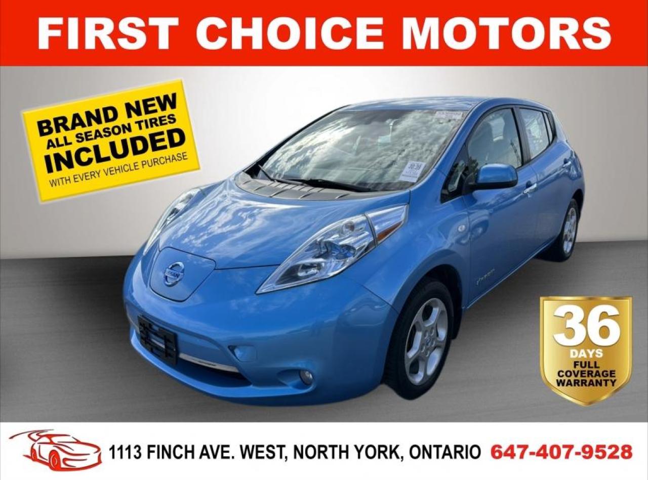 Used 2012 Nissan Leaf SL ~AUTOMATIC, FULLY CERTIFIED WITH WARRANTY!!!~ for sale in North York, ON
