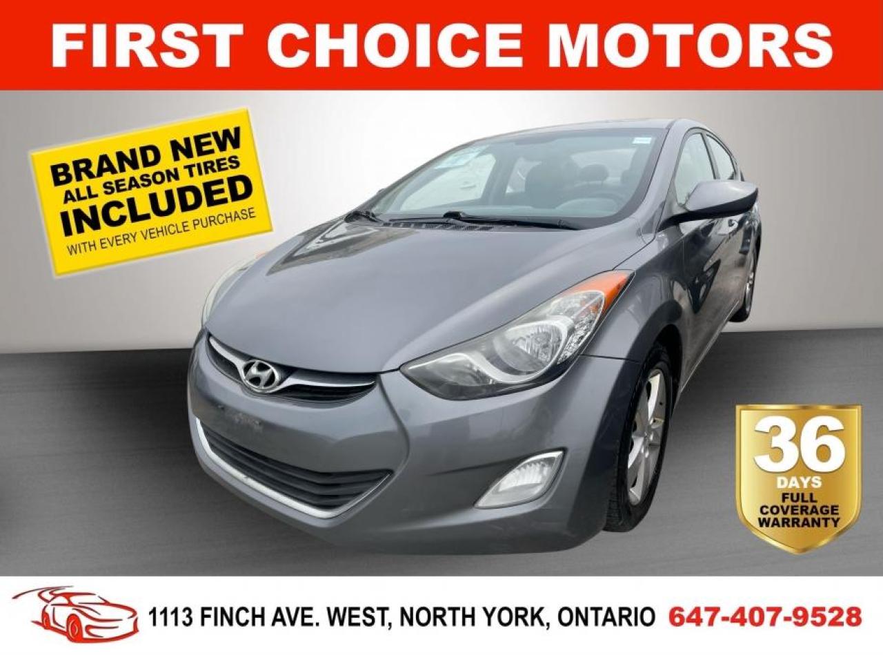 Used 2012 Hyundai Elantra GLS ~AUTOMATIC, FULLY CERTIFIED WITH WARRANTY!!!~ for sale in North York, ON
