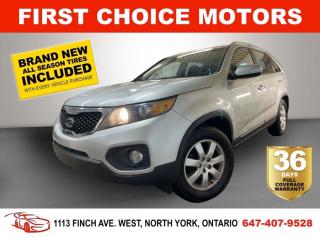 Used 2012 Kia Sorento LX ~AUTOMATIC, FULLY CERTIFIED WITH WARRANTY!!!~ for sale in North York, ON