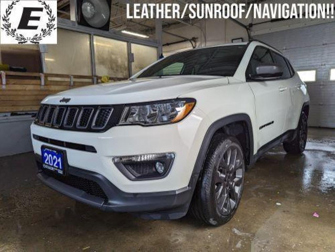 Used 2021 Jeep Compass 80th Anniversary 4x4/NAVIGATION/LEATHER/SUNROOF!! for sale in Barrie, ON