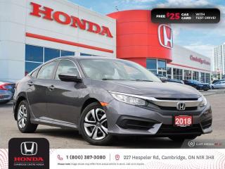 Used 2018 Honda Civic LX APPLE CARPLAY™ & ANDROID AUTO™ | REARVIEW CAMERA | ECON MODE for sale in Cambridge, ON