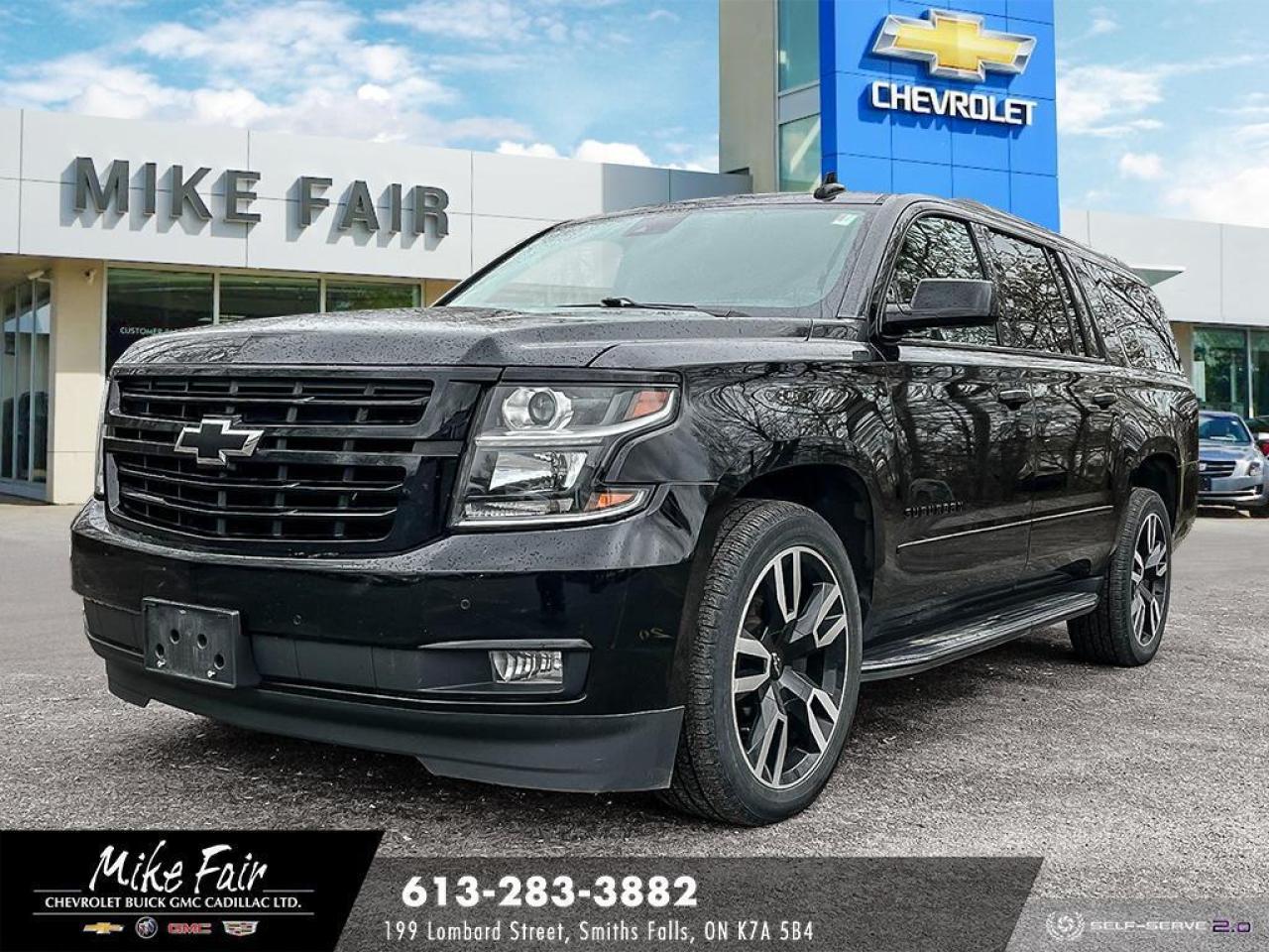 Used 2020 Chevrolet Suburban Premier sunroof,heated/vented front seats,power liftgate hands-free, rear camera,heated steering wheel for sale in Smiths Falls, ON