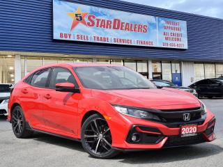 Used 2020 Honda Civic Hatchback SUNROOF H-SEATS R-CAM MINT! WE FINANCE ALL CREDIT! for sale in London, ON