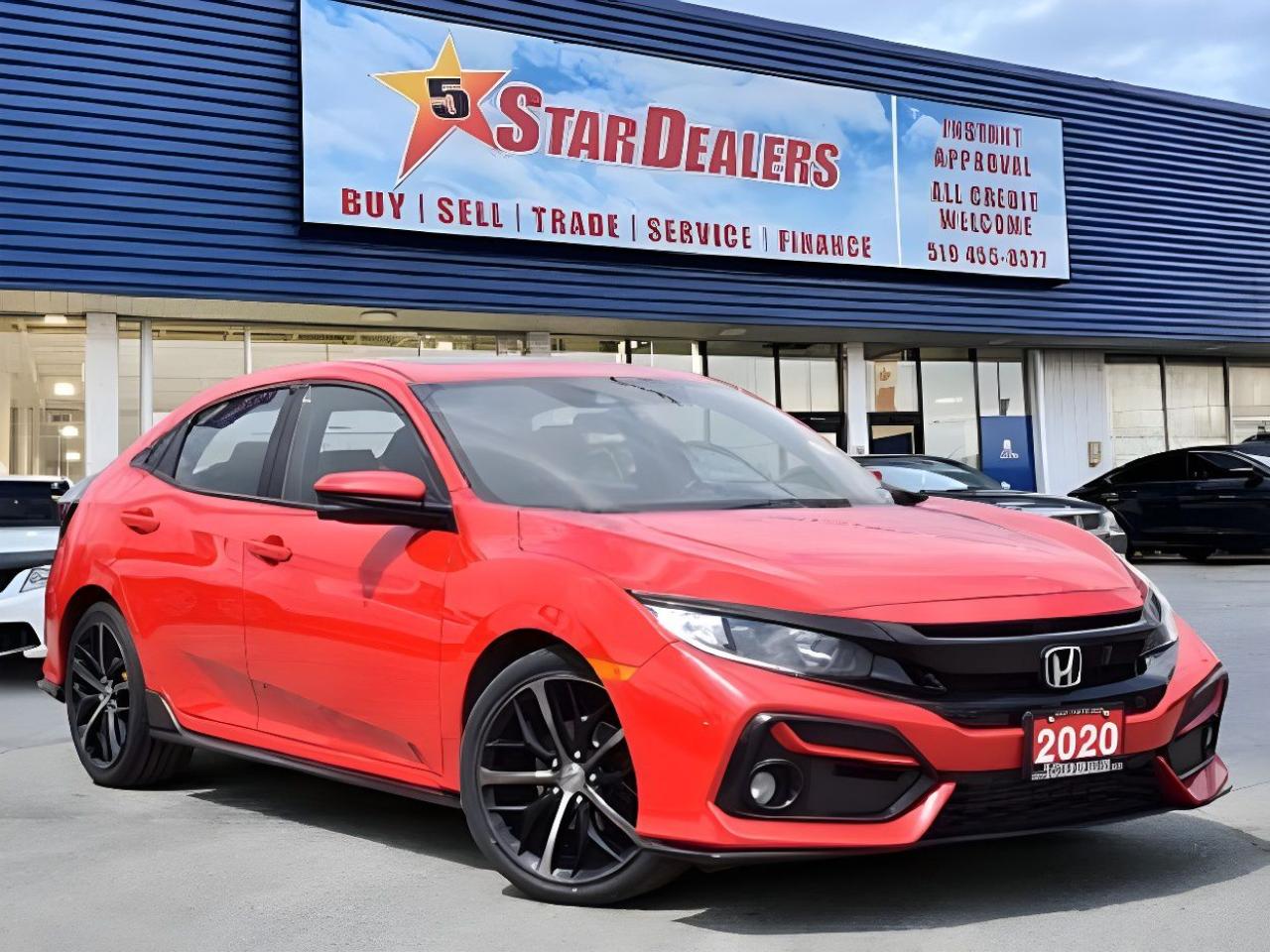 Used 2020 Honda Civic Hatchback CERTIFIED LIKE NEW ROOF MINT WE FINANCE ALL CREDIT for sale in London, ON