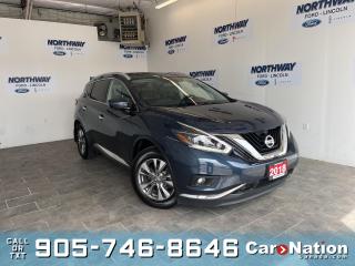 Used 2018 Nissan Murano SL | V6 | AWD | LEATHER | PANO ROOF |NAV |ONLY 67K for sale in Brantford, ON