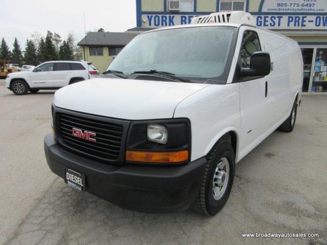 2016 GMC Savana 1-TON CARGO-MOVING 2 PASSENGER 6.6L - DURAMAX.. INSULATED & REFRIGERATED CARGO AREA.. EXT-CARGO.. KEYLESS ENTRY.. AUX INPUT.. AIR CONDITIONING..