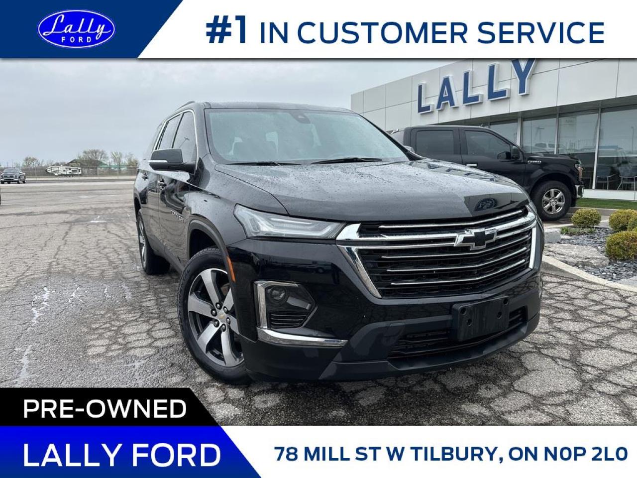 Used 2022 Chevrolet Traverse LT True North, Leather, Roof, AWD!! for sale in Tilbury, ON