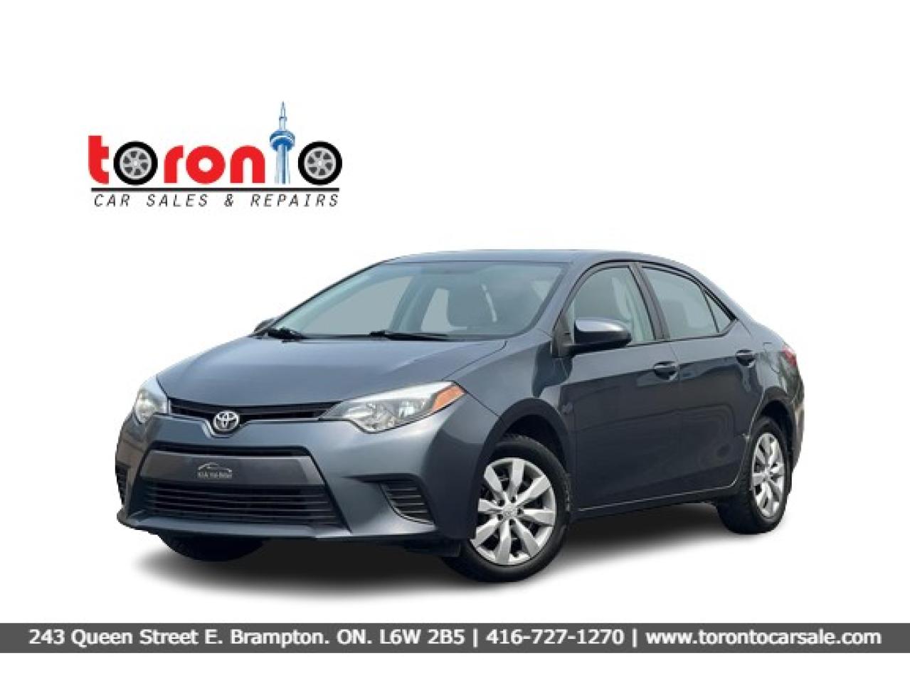 Used 2015 Toyota Corolla CE | CRUISE | BACK-UP CAM | BLUETOOTH | LOADED for sale in Brampton, ON