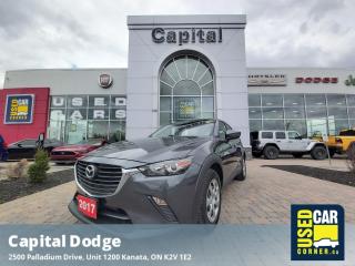 This Mazda CX-3 delivers a Regular Unleaded I-4 2.0 L engine powering this Automatic transmission. Wheels: 16 Steel w/Covers, Variable Intermittent Wipers, Urethane Gear Shifter Material.* This Mazda CX-3 Features the Following Options *Trip Computer, Transmission: 6-Speed SKYACTIV-DRIVE Automatic -inc: sport mode and drive selection switch, Torsion Beam Rear Suspension w/Coil Springs, Tires: P215/60R16 AS, Tailgate/Rear Door Lock Included w/Power Door Locks, Strut Front Suspension w/Coil Springs, Steel Spare Wheel, Side Impact Beams, Seats w/Cloth Back Material, Rigid Cargo Cover.* Why Buy Capital Pre-Owned *All of our pre-owned vehicles come with the balance of the factory warranty, fully detailed and the safety is completed by one of our mechanics who has been servicing vehicles with Capital Dodge for over 35 years.* Stop By Today *A short visit to Capital Dodge Chrysler Jeep located at 2500 Palladium Dr Unit 1200, Kanata, ON K2V 1E2 can get you a trustworthy CX-3 today!*Call Capital Dodge Today!*Looking to schedule a test drive? Need more info? No problem - call Capital Dodge TODAY at (613) 271-7114. Capital Dodge is YOUR best choice for a variety of quality used Cars, Trucks, Vans, and SUVs in Ottawa, ON! Dont wait  Call Capital Dodge, TODAY!