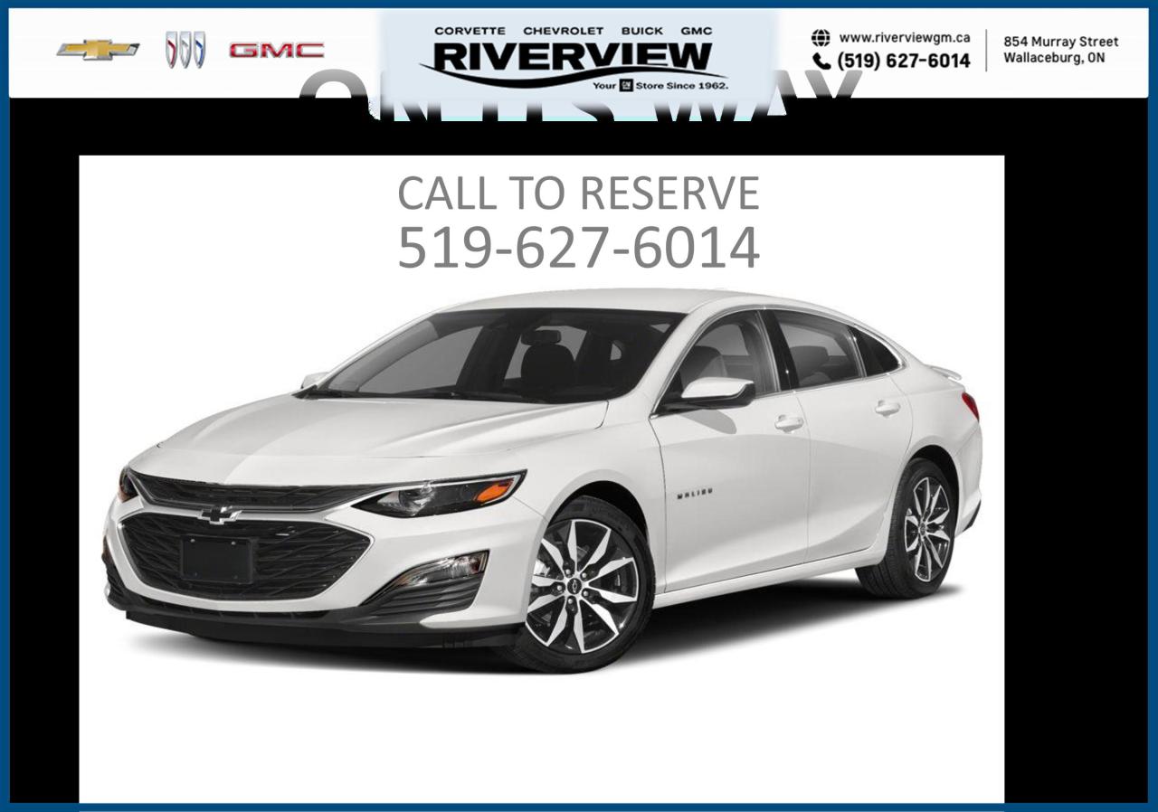 New 2023 Chevrolet Malibu RS ON THE WAY-CALL TO RESERVE TODAY! for sale in Wallaceburg, ON