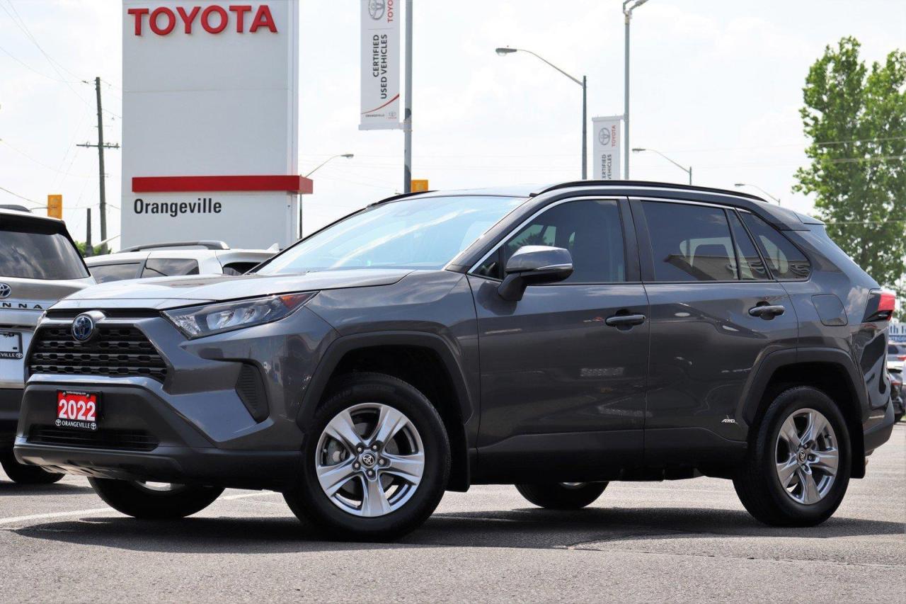 Used 2022 Toyota RAV4 Hybrid LE HYBRID AWD, HEATED SEATS, APPLE CARPLAY, ANDROID AUTO, EV MODE, BLIND SPOT, CLEAN CARFAX for sale in Orangeville, ON