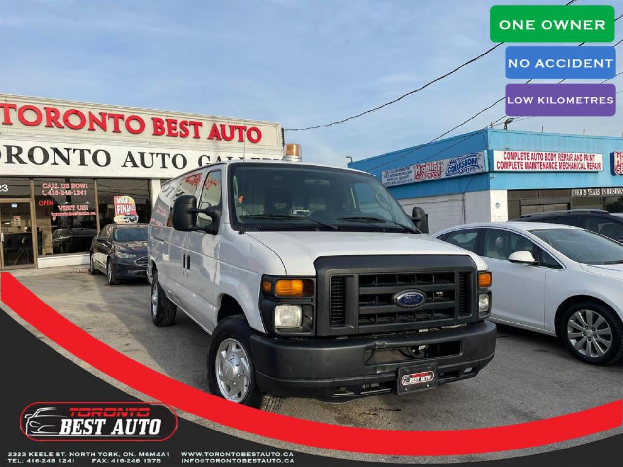 Used 2012 Ford Econoline Cargo Van E-250|ONE OWNER|NO ACCIDENT|LOW KM| for sale in Toronto, ON