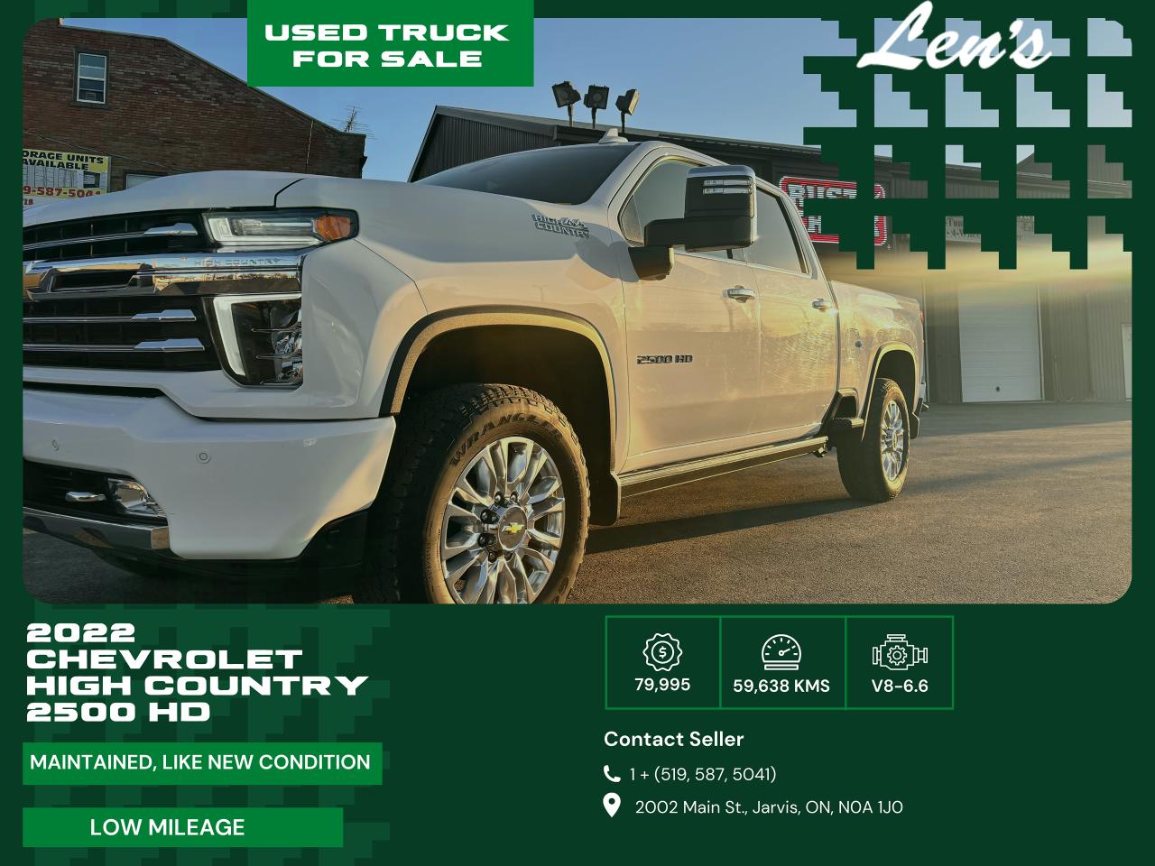 2022 Chevrolet Silverado 2500HD High Country 4x4 Crew Cab Diesel