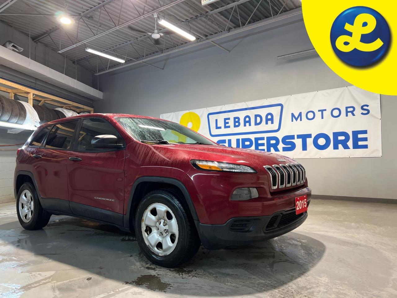 Used 2015 Jeep Cherokee 2 sets with Summer Rims & tires * Cruise Control * Steering Wheel Controls * Hands Free Calling * Heated Cloth Seats * Heated Steering Wheel * Automat for sale in Cambridge, ON