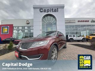 This Lincoln MKX delivers a Regular Unleaded V-6 3.7 L engine powering this Automatic transmission. Wheels: 20 Premium Painted w/20 Spokes, Voice Activated Dual Zone Front Automatic Air Conditioning w/Steering Wheel Controls, Trunk/Hatch Auto-Latch.*This Lincoln MKX Comes Equipped with These Options *Trip Computer, Transmission: 6-Speed SelectShift Automatic -inc: Sport Mode, Tires: 20 -inc: 17 spare, Tailgate/Rear Door Lock Included w/Power Door Locks, Systems Monitor, SYNC 3 -inc: 8 centre LCD touch screen w/swiping and pinch-to-zoom capabilities, AppLink, 911 Assist, 2 smart charging USB ports, and enhanced voice recognition communications and entertainment system, SYNC 3 911 Assist Emergency Sos, Strut Front Suspension w/Coil Springs, Steel Spare Wheel, Speed Sensitive Rain Detecting Variable Intermittent Wipers.* Why Buy Capital Pre-Owned *All of our pre-owned vehicles come with the balance of the factory warranty, fully detailed and the safety is completed by one of our mechanics who has been servicing vehicles with Capital Dodge for over 35 years.* Visit Us Today *A short visit to Capital Dodge Chrysler Jeep located at 2500 Palladium Dr Unit 1200, Kanata, ON K2V 1E2 can get you a tried-and-true MKX today!*Call Capital Dodge Today!*Looking to schedule a test drive? Need more info? No problem - call Capital Dodge TODAY at (613) 271-7114. Capital Dodge is YOUR best choice for a variety of quality used Cars, Trucks, Vans, and SUVs in Ottawa, ON! Dont wait  Call Capital Dodge, TODAY!