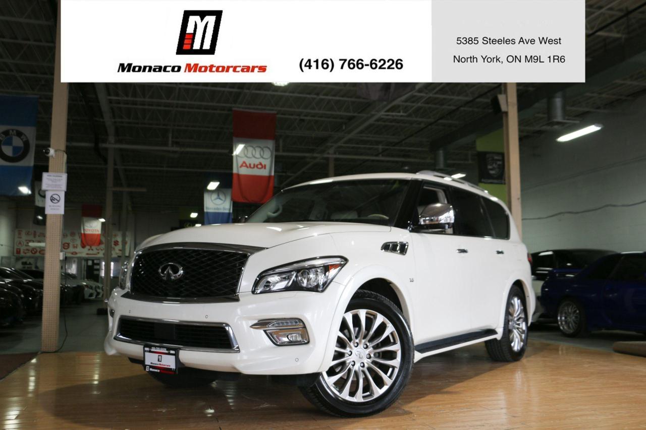 2016 Infiniti QX80 4WD 5.6L V8 - SUNROOF|DVD|360CAM|NAVI|BLINDPSOT - Photo #1