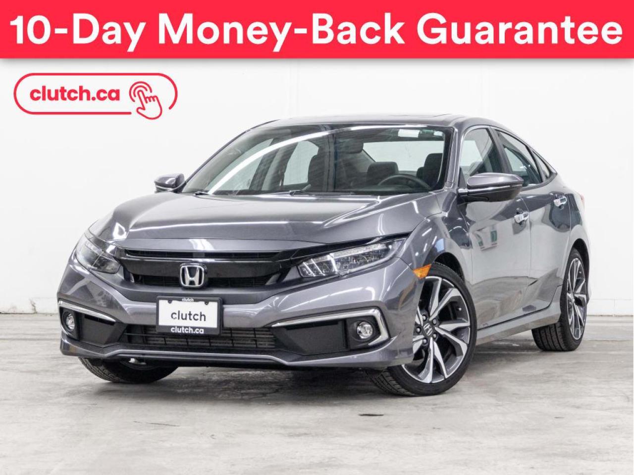 Used 2021 Honda Civic Sedan Touring w/ Honda LaneWatch, Moonroof, CarPlay for sale in Toronto, ON