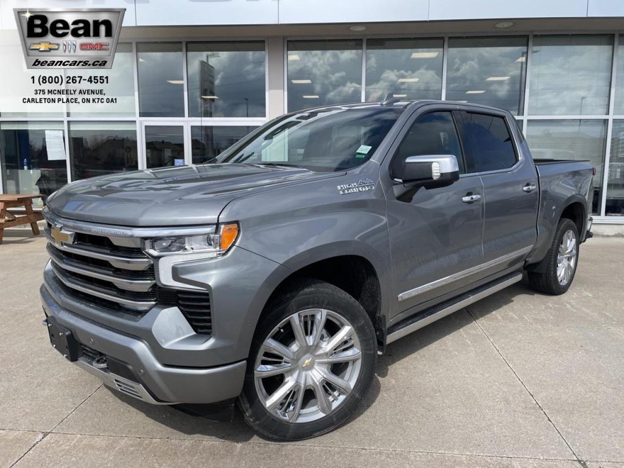 New 2023 Chevrolet Silverado 1500 High Country 6.2L V8 CREW CAB SHORT BOX 4X4 HIGH COUNTRY PREMIUM PACKAGE WITH SUNROOF 22