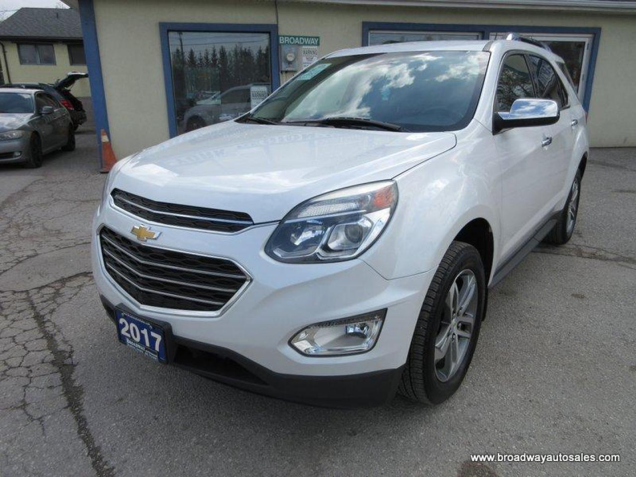 Used 2017 Chevrolet Equinox ALL-WHEEL DRIVE PREMIER-EDITION 5 PASSENGER 3.6L - V6.. NAVIGATION.. LEATHER.. HEATED SEATS.. POWER SUNROOF.. PIONEER AUDIO.. BACK-UP CAMERA.. for sale in Bradford, ON